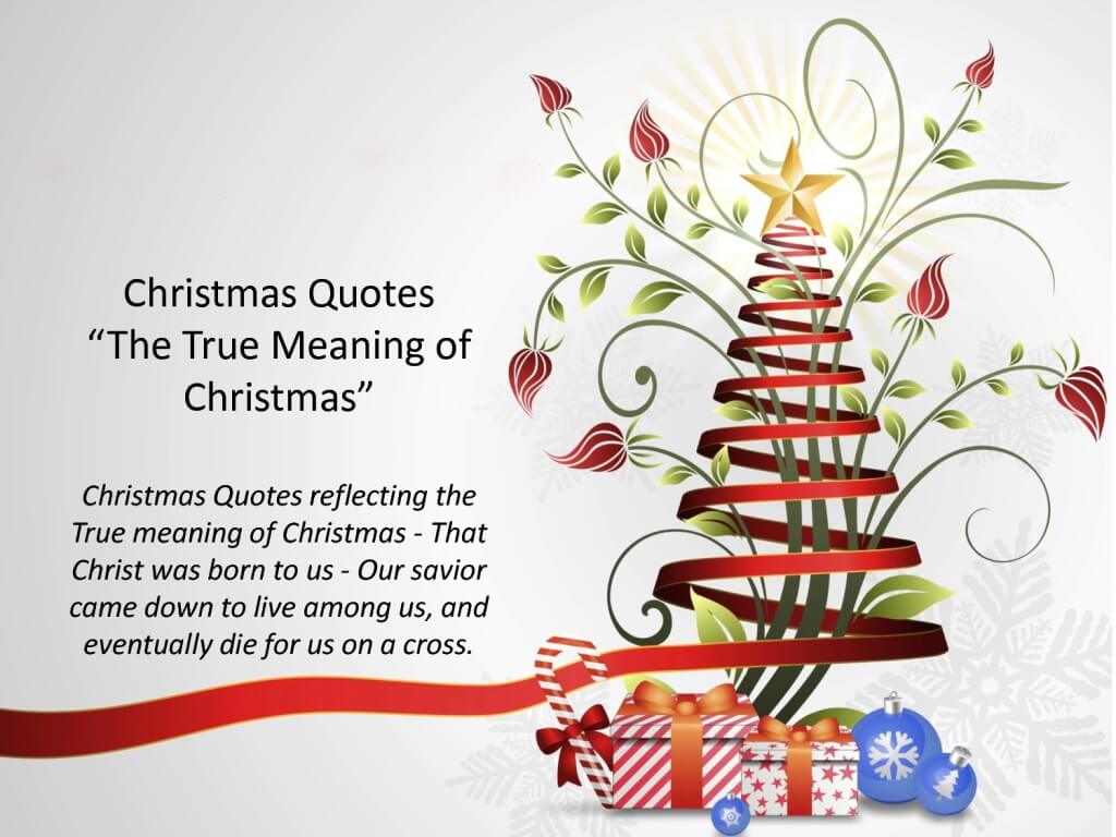 Christmas Meaning Quotes