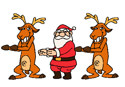 Merry Funny Christmas Clipart